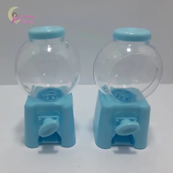 Baleiro Candy Machine Azul - 10cm - pct c/2 unid