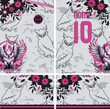 Arte Vetor Camisa Interclasse Coruja 408