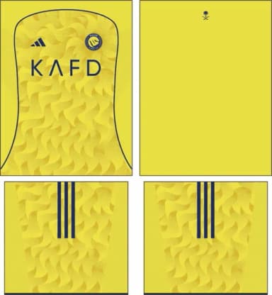 Arte Vetor Camisa Al-nassr Local 2025-2026