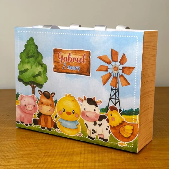 PEGUE E MONTE - Sacolinhas Personalizadas FAZENDINHA - Decoração de Festa | Lembrancinhas | Aniversário | Personalizados