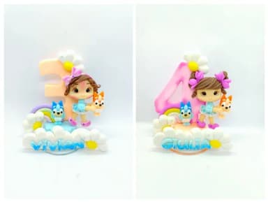 Vela Bluey Menina ( 1 a 9 Anos)