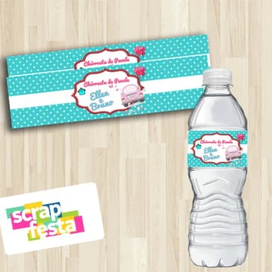 Adesivo Personalizado Rótulo de água 5x19,5 Chá de Panela
