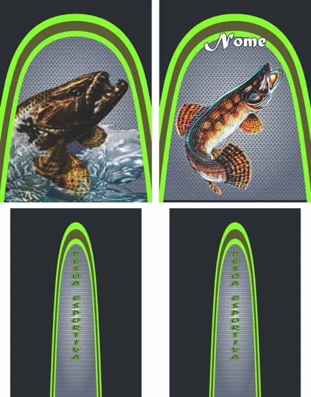 Arte Estampa Camisa Pesca-mod-0250