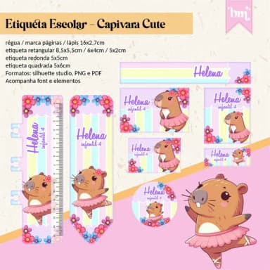 60 Etiquetas Escolares