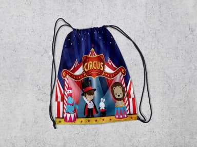 Mochilinha Personalizada Circo Mágico