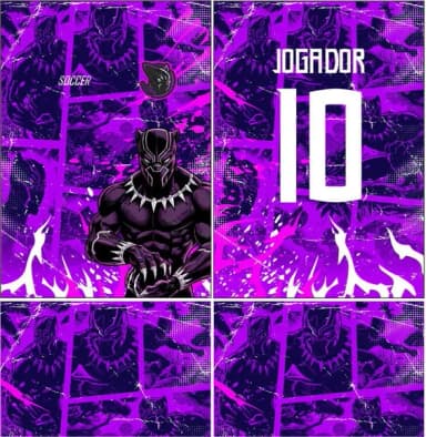 Arte Vetor Camisa Interclasse Pantera Mod-439
