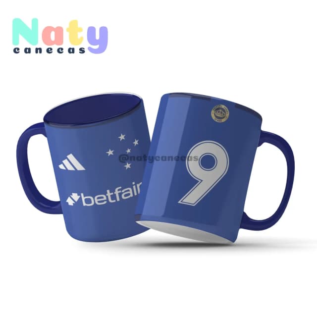 Caneca Personalizada Futebol Cruzeiro