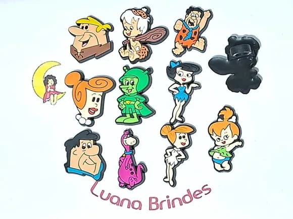 Ponteira P/lápis os Flintstones Emborrachado 10 Unidades