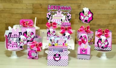 Arquivo De Corte Minnie Confeitaria 01