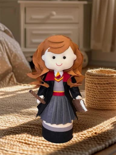 Hermione do Harry Potter- Peso de Porta* Chamar Chat