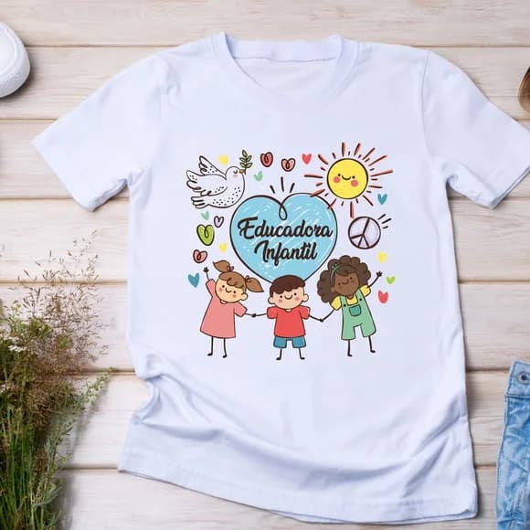 Camiseta Profissão Educadora Infantil