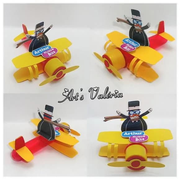 Tubete Avião Mundo Bita