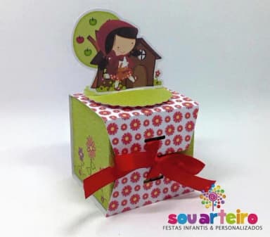 Kit 60 Lembrancinhas Chapeuzinho Vermelho