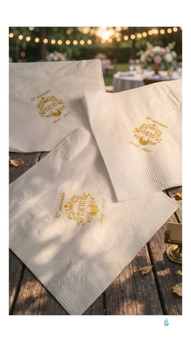 Guardanapo de Papel Coquetel Personalizado com sua Arte