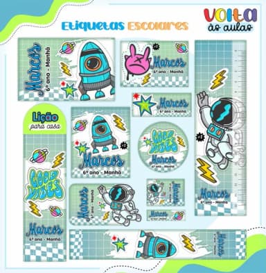 60 Etiquetas Good Vibes
