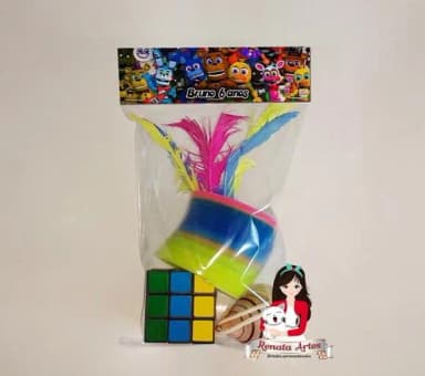 Kit Brinquedos Retrô Tema Five Nights At Freddy's 2