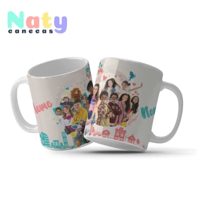 Caneca Personalizada A infância de Romeu e Julieta Personalizada com Nome