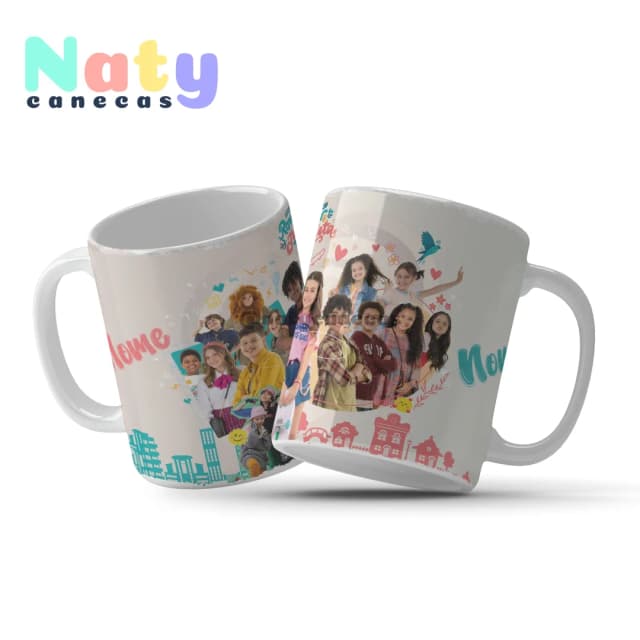 Caneca Personalizada A infância de Romeu e Julieta Personalizada com Nome