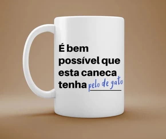 Caneca Engraçada Gatos