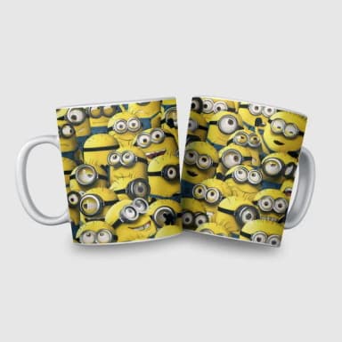 Mokunp Caneca Porcelana Coreldraw -yellow
