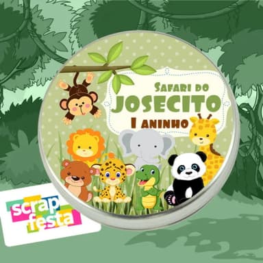 Latinhas Personalizadas Festa Safari