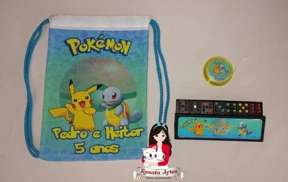 Mini Kit Jogos na Mochila Pokémon