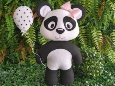 Panda em Feltro
