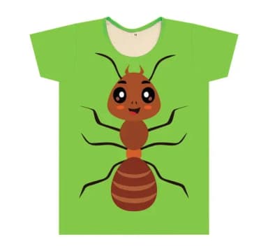 Camiseta Infantil Formiguinha