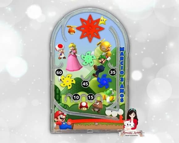 Pinball Fliperama Super Mario