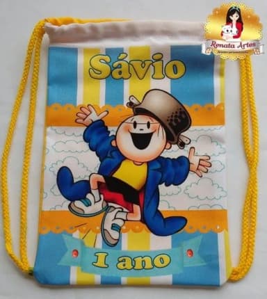 Mochila de Tecido Menino Maluquinho