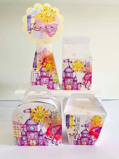 Kit Lembrancinha Aquarela