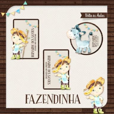 60 Etiquetas Fazenda