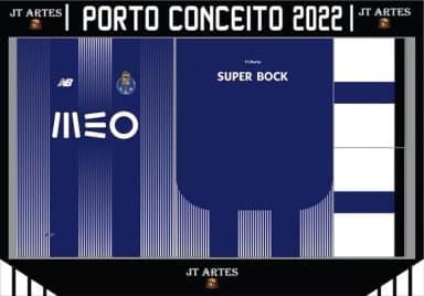 Vetor Camisa do Porto Conceito 2022