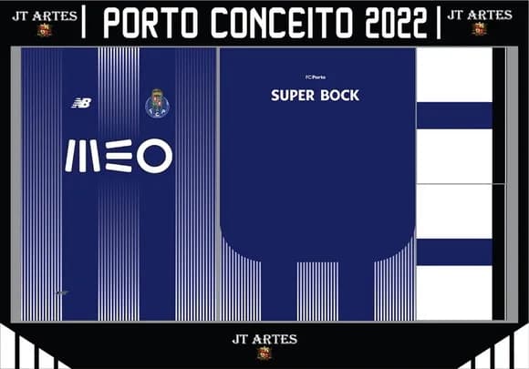 Vetor Camisa do Porto Conceito 2022