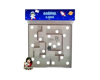 Labirinto Personalizado Lembrancinha Astronauta