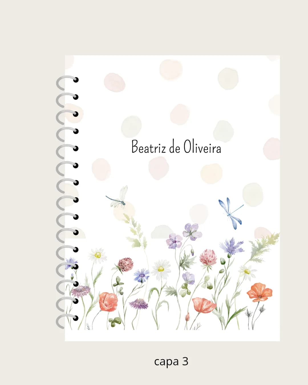 Caderno Campo Florido