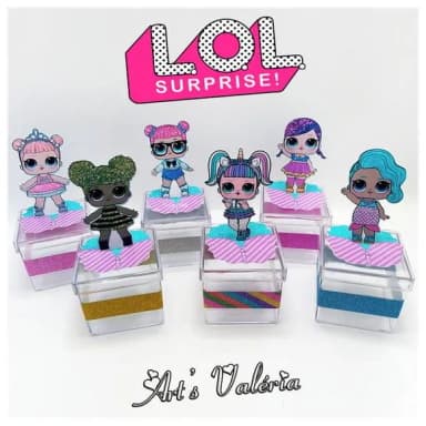 Caixa Acrilica Lol Surprise - cada