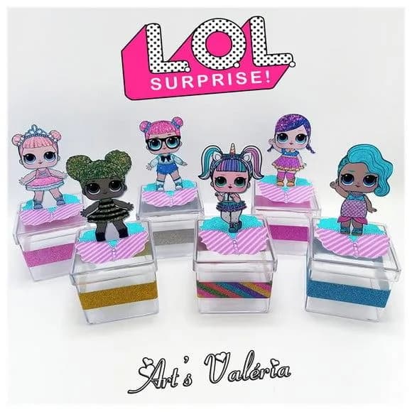 Caixa Acrilica Lol Surprise - cada