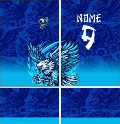 Arte Vetor Camisa Interclasse Aguia 312