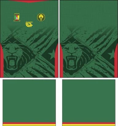 Arte Vetor Camisa Camarões Local 2026