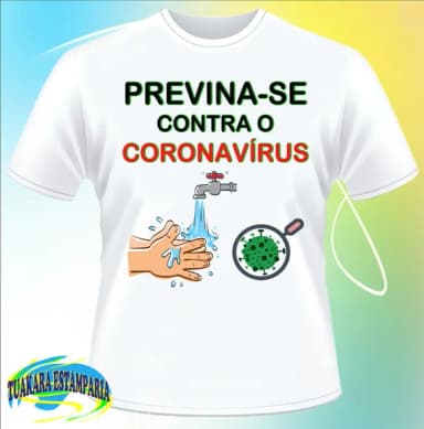 Camiseta Coronavírus - Previna-se...