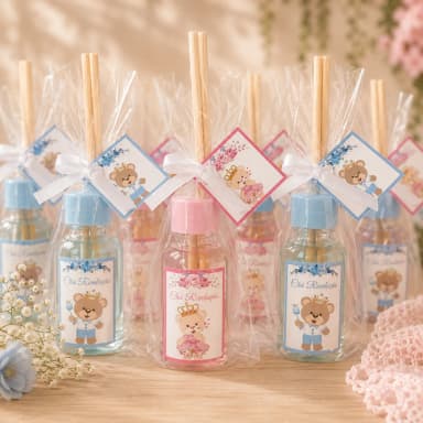 20 Lembrancinha Mini Aromatizado Chá Revelação, Chá de bebê, Casamento, Corporativo, Formatura e etc - Fazemos qualquer tema - Informar tema no chat
