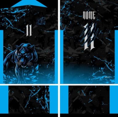 Arte Vetor Camisa Interclasse Pantera Mod-737