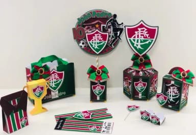 Kit 30 Lembrancinhas Fluminense