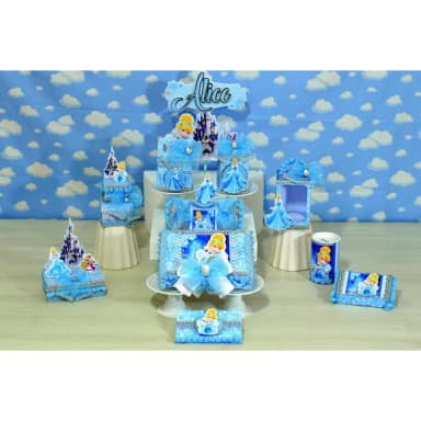 Kit 30 Lembrancinhas Cinderela