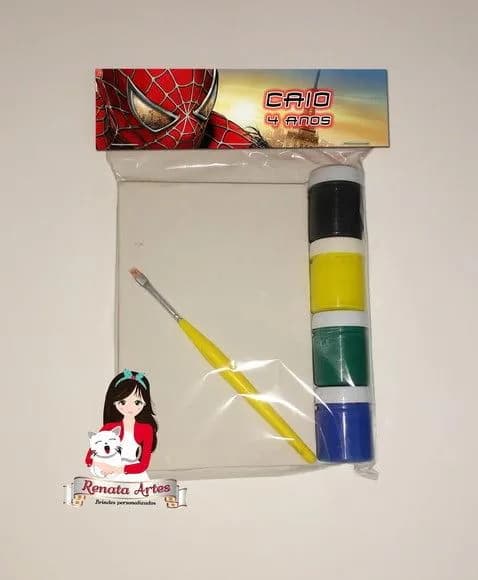 Kit Pintura Personalizado Homem Aranha 2