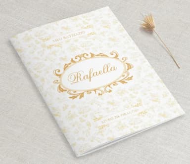 Livrinho De Orações Personalizado Batizado / Eucaristia