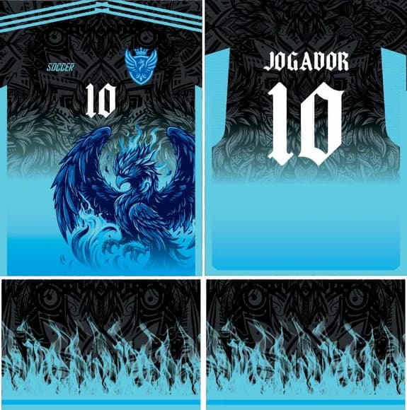 Arte Vetor Camisa Interclasse Fenix 419