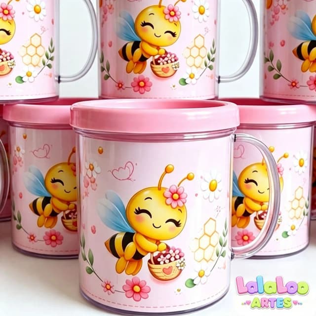 Caneca Abelhinha Personalizada