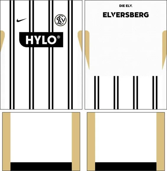 Arte Vetor Camisa Sv Elversberg Local 2025-2026